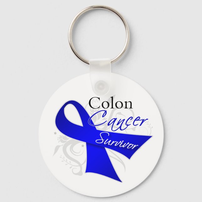 Porte-clés Survivant - Cancer du côlon (Recto)