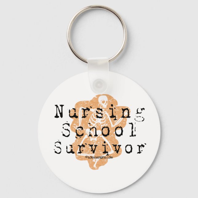 Porte-clés Survivant de l'école de soins infirmiers (Recto)