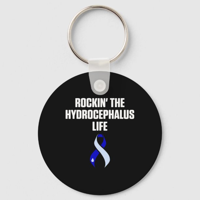 Porte-clés Survivant de l'hydrocéphalie Guerrier de sensibili (Recto)