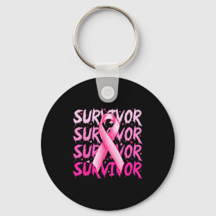 Porte-clés Survivante du cancer du sein Nk Ruban Sensibilisat