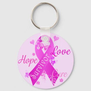 Porte-clés Survivor Love Hope Cure