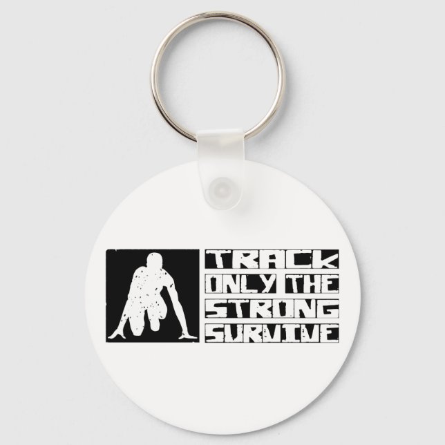 Porte-clés Survivre sur la voie (Recto)
