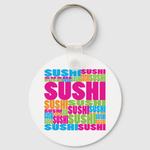 Porte-clés Sushi colorés