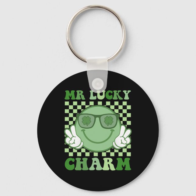 Porte-clés Suspentes Mr Lucky Charm Saint-Patrick Garçon Enfa (Recto)