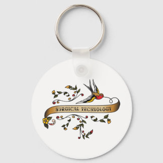 Porte-clés Swallow and Scroll with Surgical Technology