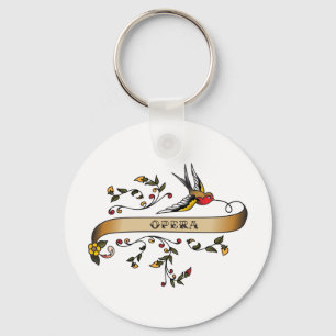 Porte-clés Swallow et Scroll avec Opera