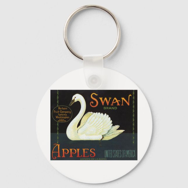 Porte-clés Swan Brand Apples (Recto)