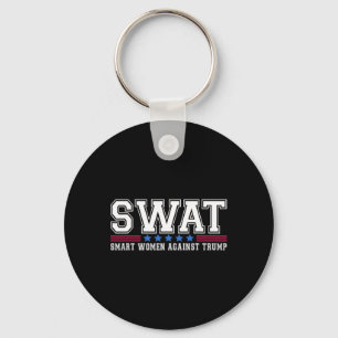 Porte-clés Swat Smart Women contre Trump Funny Anti-Trump 20