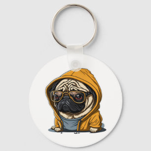 Porte-clés Sweat - shirt à capuche français Bulldog Imprimer