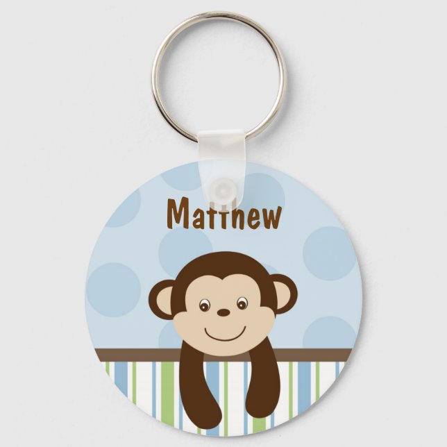 Porte-clés Sweet Lil Monkey Porte - clé personnalisé (Recto)
