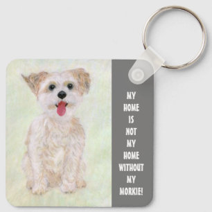 Porte-clés Sweet Morkie Home