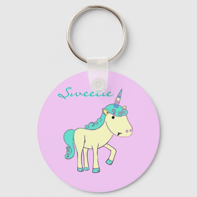 Porte-clés Sweetie le Porte - clé de la licorne (Recto)