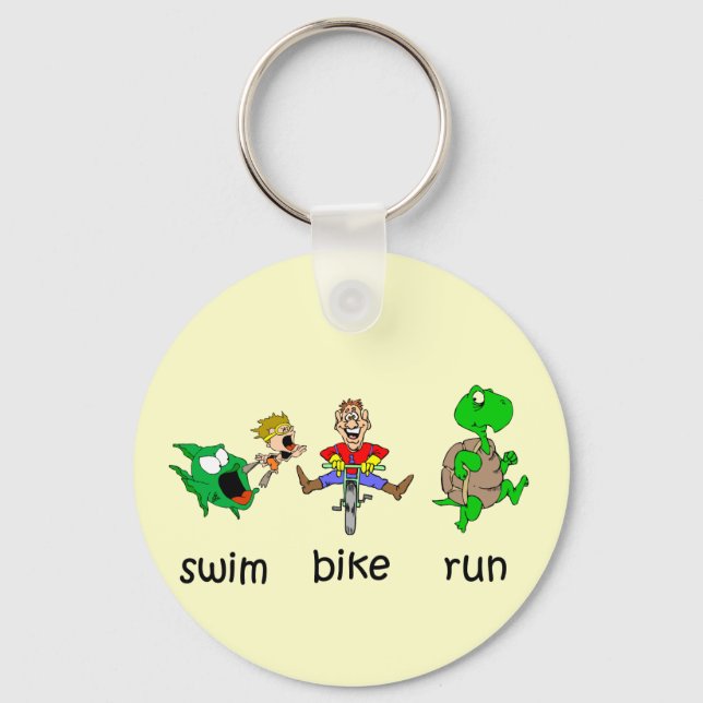 Porte-clés Swim Bike (Recto)