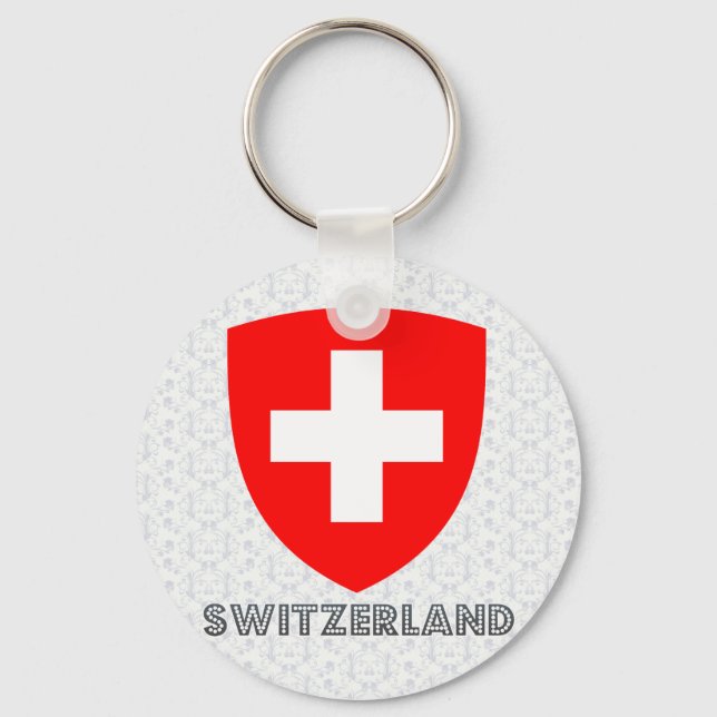 Porte-clés Switzerland Coat of Arms (Recto)