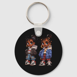 Porte-clés Sy Sisters Twin Vibes Sticker