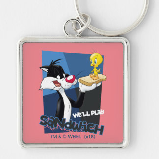 Porte-clés SYLVESTER™ & TWEETY™ "Nous allons jouer au sandwic