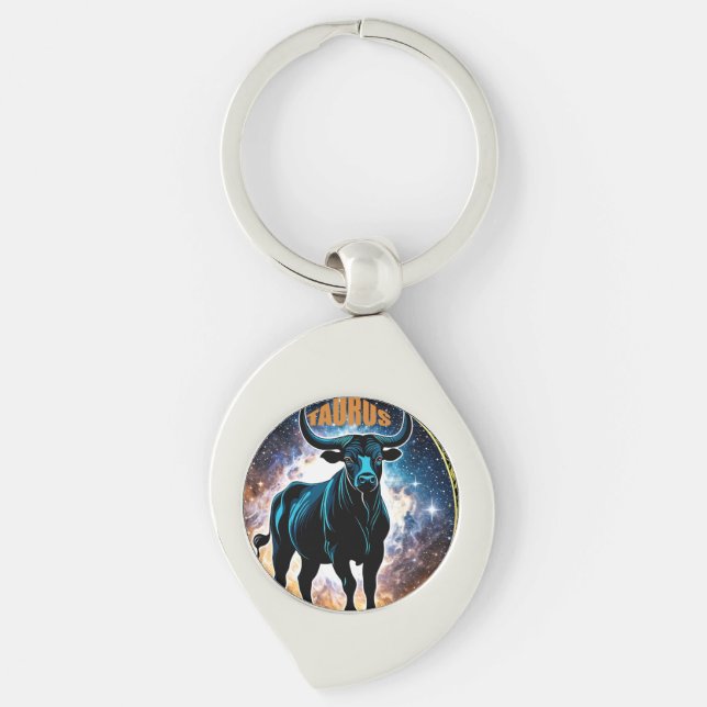 Porte-clés Symbole astrologique de Taurus (Devant)