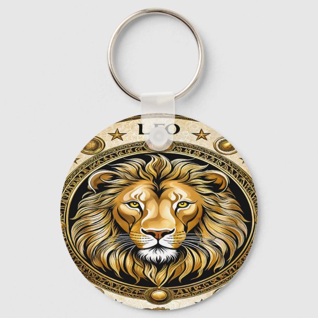 Porte-clés Symbole astrologique Leo (Recto)