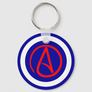 Porte-clés Symbole athée porte - clé