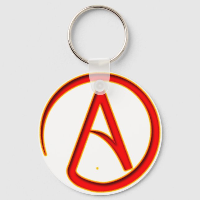 Porte-clés Symbole athéisme (Recto)