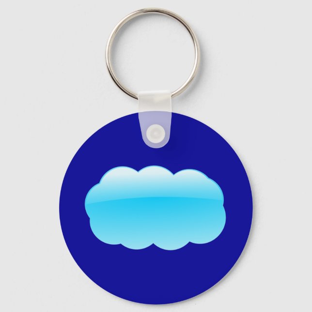 Porte-clés Symbole basé sur le cloud (Recto)