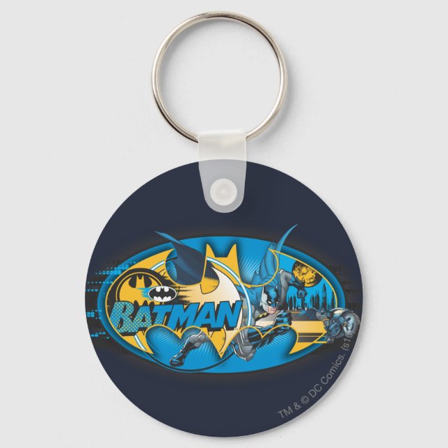 Porte-clés Symbole Batman | Logo Classic Collage (Recto)