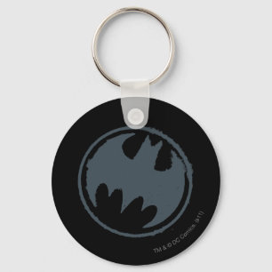 Porte-clés Symbole Batman   Logo Grey Grunge