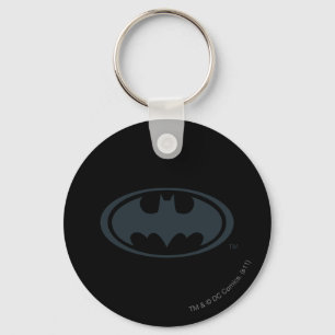 Porte-clés Symbole Batman   Logo noir et blanc