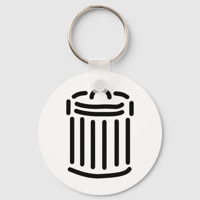 Porte-clés Symbole Black Trash Can (Recto)