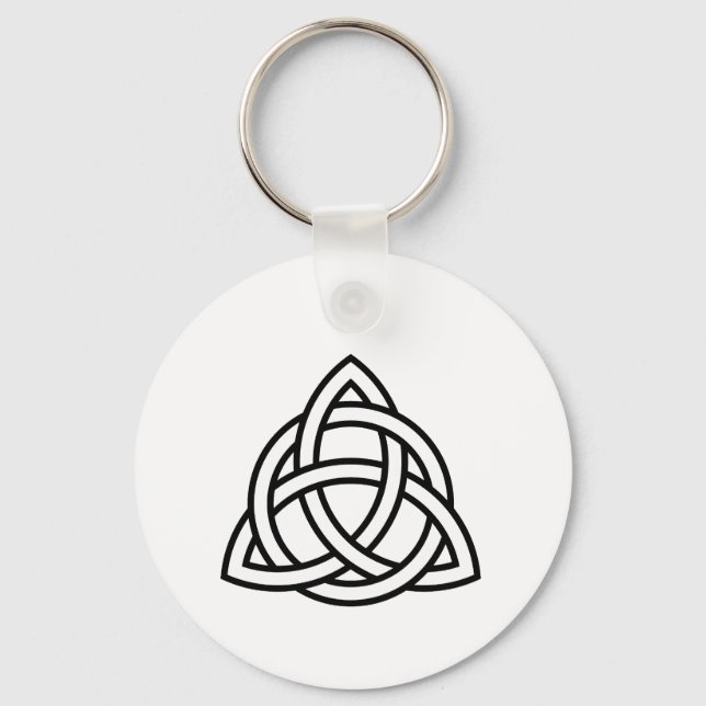 Porte-clés Symbole Celtic Trinity Knot Triquetra Wicca (Recto)