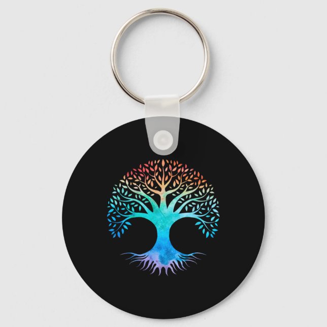 Porte-clés Symbole celtique de l'arbre de vie  (Recto)