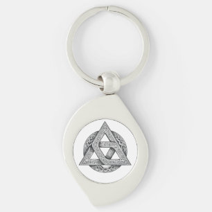 Porte-clés symbole celtique, nœud de la trinité