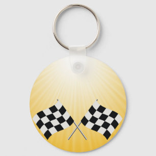 Porte-clés symbole checkered