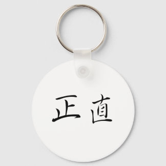 Porte-clés Symbole chinois pour l'intégrité