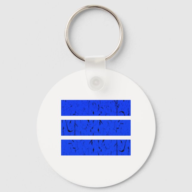 Porte-clés Symbole cool 3 lignes | Uniformité et harmonie col (Recto)