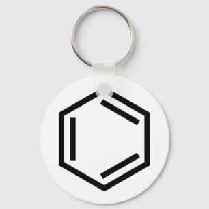 PORTE-CLÉS SYMBOLE D'ANNEAU BENZENE