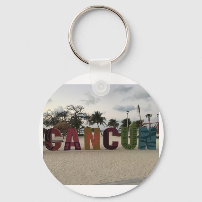 Porte-clés Symbole de Cancun - Playa Delfines, Porte - clé du (Recto)