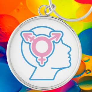Porte-clés Symbole de Fierté Trans