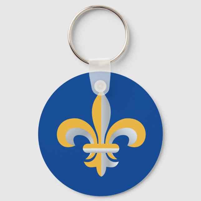 Porte-clés Symbole de Fleur de Lis (Recto)