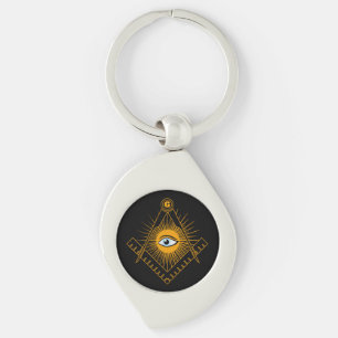 Porte-clés symbole de la franc-maçonnerie