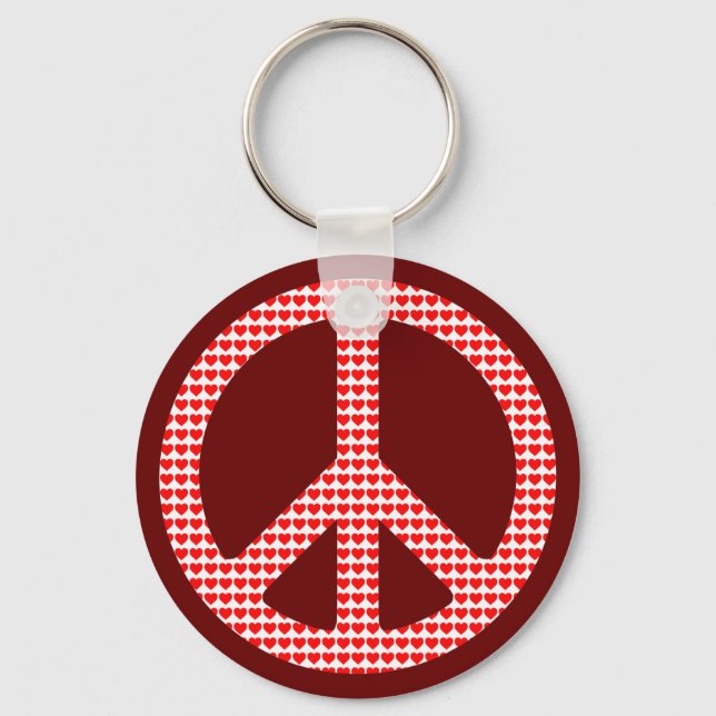 Porte-clés Symbole de la paix (Recto)