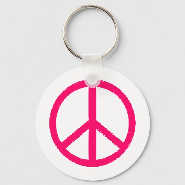 Porte-clés symbole de la paix (Recto)