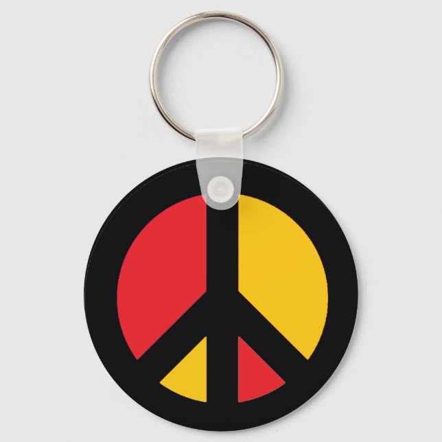 Porte-clés Symbole de la paix allemand (Recto)