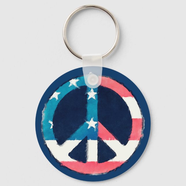 PORTE-CLÉS SYMBOLE DE LA PAIX AMÉRICAINE (Recto)