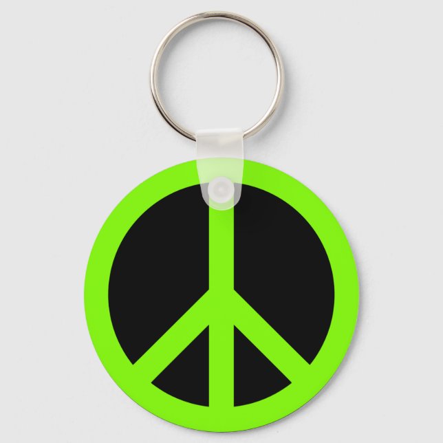 Porte-clés Symbole de la paix Chartreuse (Recto)
