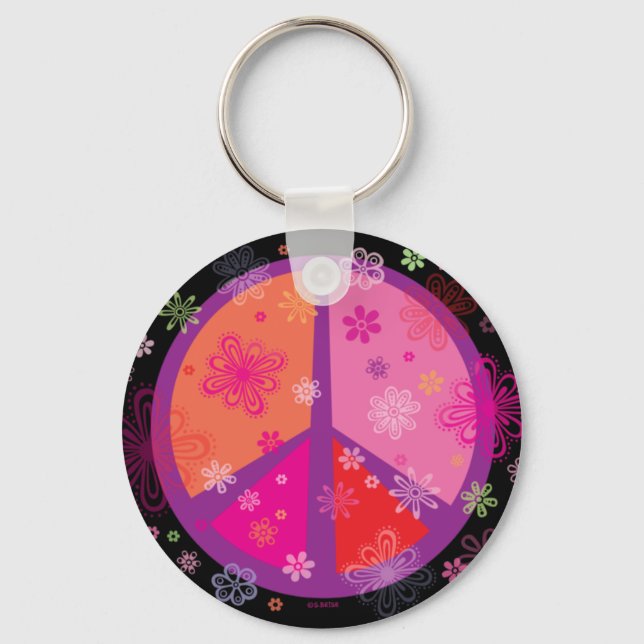 Porte-clés SYMBOLE DE LA PAIX DE Valentine (Recto)