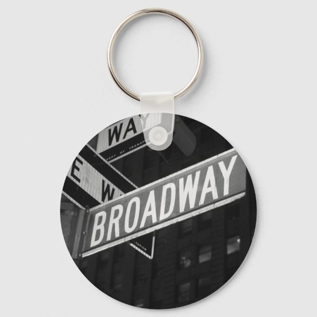 Porte-clés Symbole de la rue Broadway (Recto)