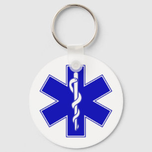 Porte-clés Symbole de l'Étoile de la vie
