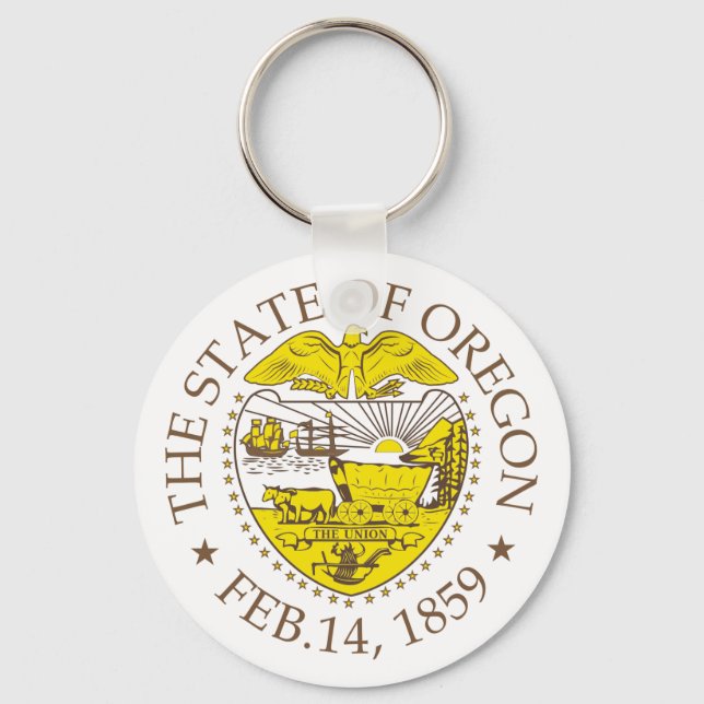 Porte-clés Symbole de l'Oregon (Recto)