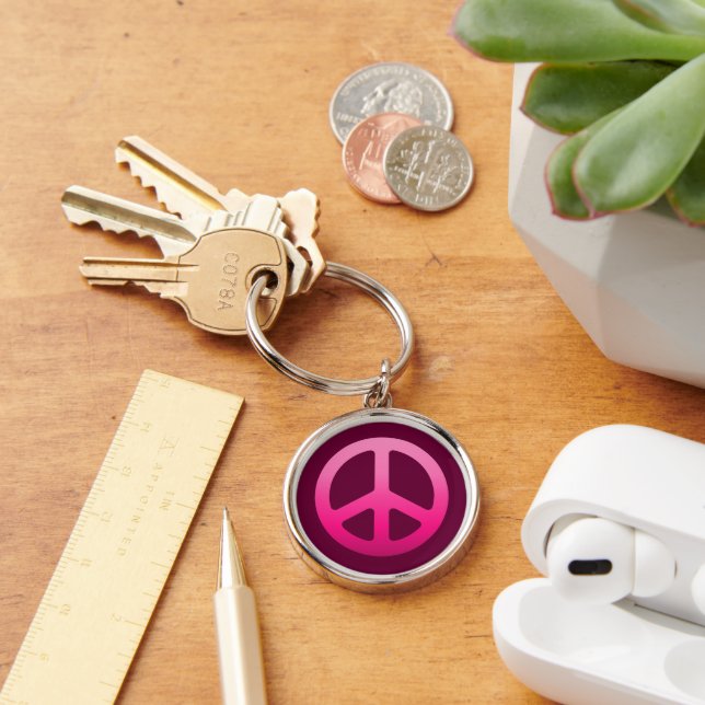 PORTE-CLÉS SYMBOLE DE PAIX (Bureau)